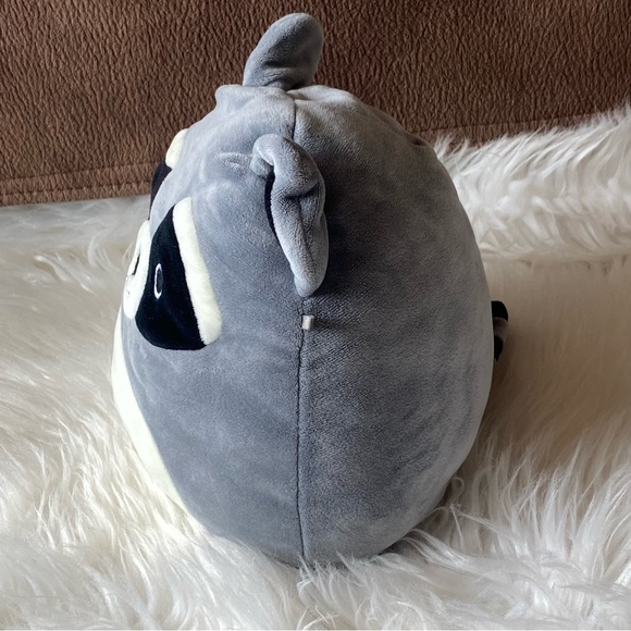 Squishmallows Raccoon Stuffed Animal Gray and Black - Picture 2 of 7